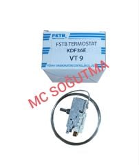 90CM MİNİ BUZDULABI UYUMLU FSTB VT9 TERMOSTAT ÇİFT KAPI KISA KUYRUK