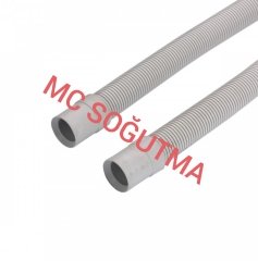 TAHLİYE HORTUMU ÇİFT BAŞLI 80CM ELSE