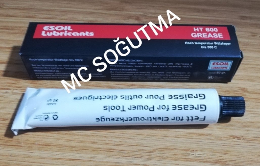 BEYAZ GRES YAĞI 300°C DAYANIKLI ESOIL HT 600 ALMANYA 50gr