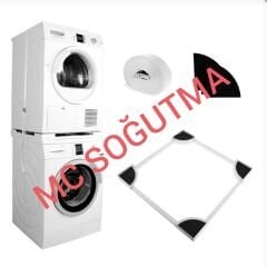 ÇAMAŞIR MAKİNASI ÜZERİNE KURUTMA MAKİNESİ MANTAJ KİTİ BEYAZ