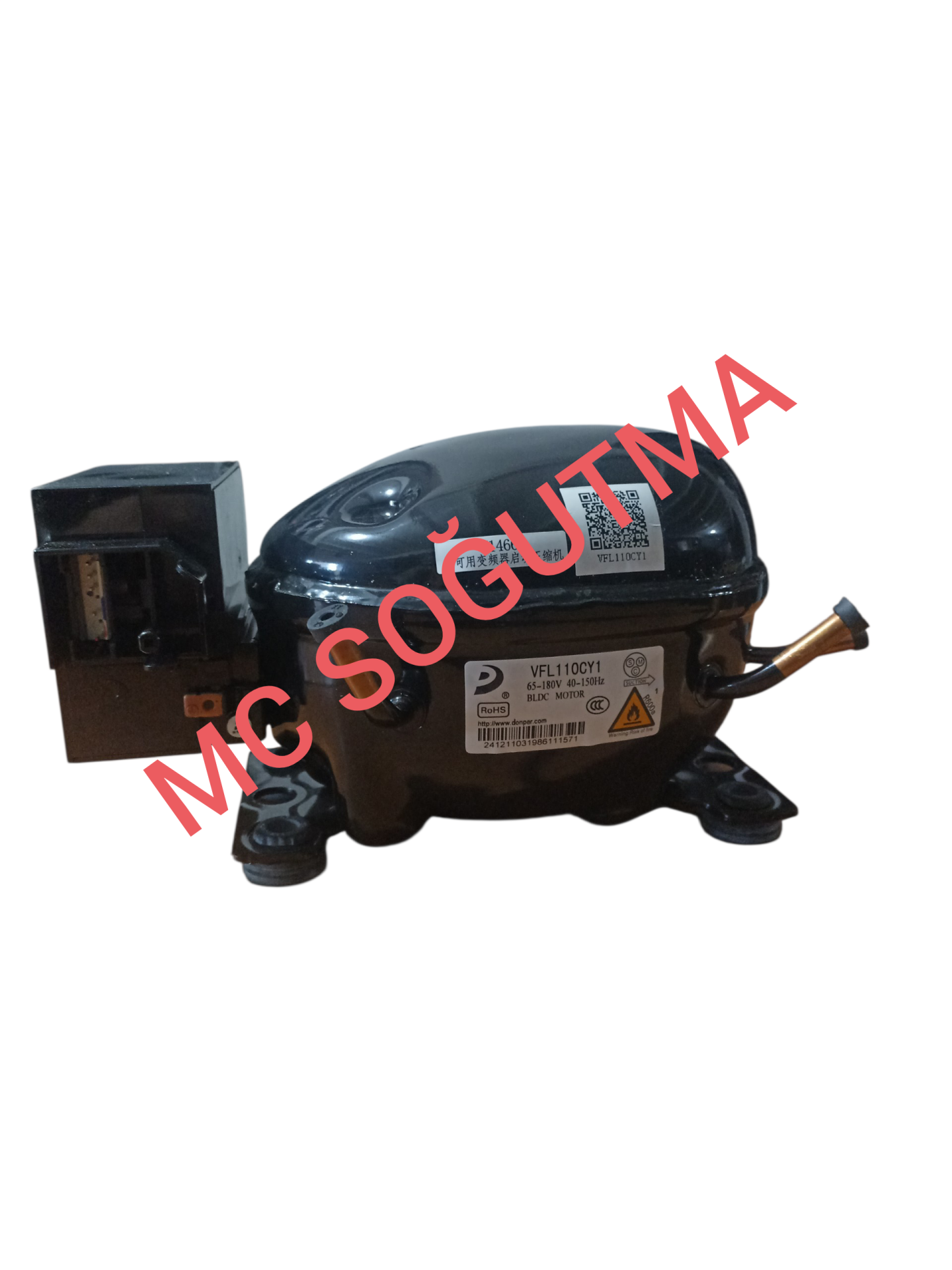 GARANTİSİZ  DONPER VFL110CY1 İNVERTER R600A KOMPRESÖR 1/4-1/4+ HP