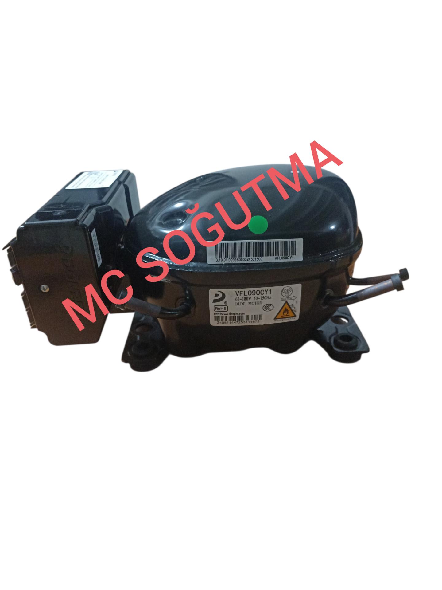 GARANTİSİZ   DONPER VFL090CY1 İNVERTER R600A KOMPRESÖR 1/5-1/4 HP
