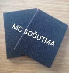 18X12CM MOTOR KORUMA FİLTRESİ 2Lİ PAKET SİYAH