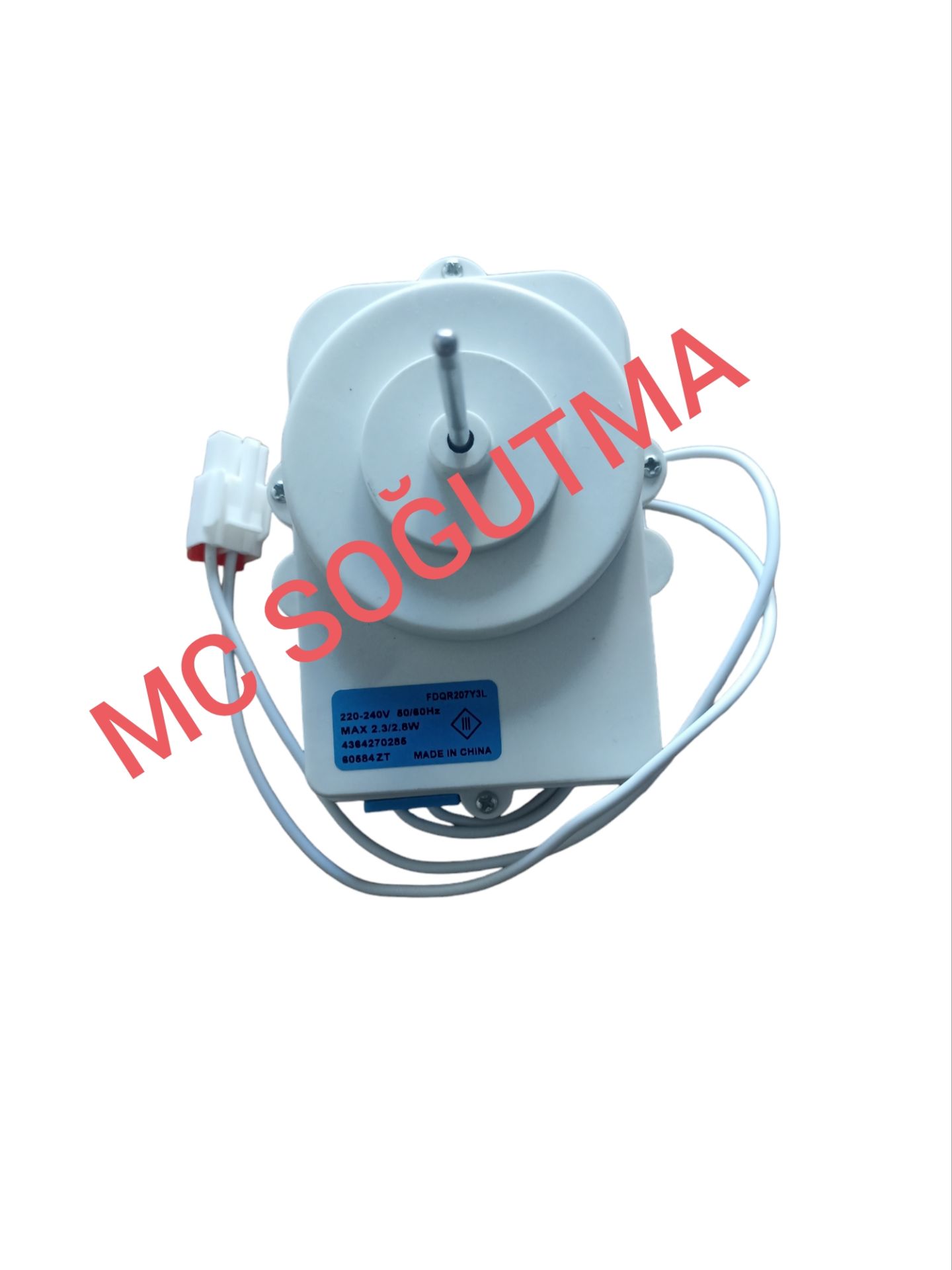 ARÇELİK KONDANSER FAN MOTORU 4364270285 FDR207Y3L 240V