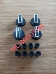 OCAK DÜĞME TAKIMI NO:80 POŞETLİ (ÜNİVERSAL) SİYAH