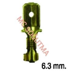 SÖKET ERKEK 6.3MM 500 ADET KROM