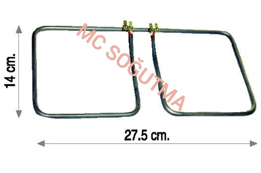 TOST REZİSTANS 14X27.5CM 800W