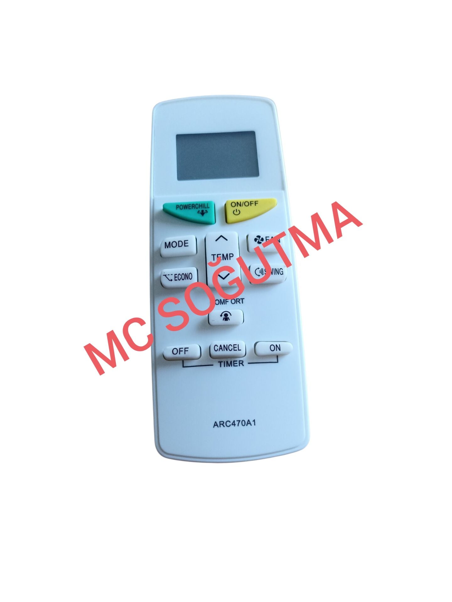 KLİMA KUMANDA DAİKİN ARK471A1-470A11-ARC470A16-ARC469A5