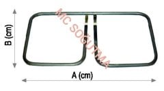 LİDER TOST REZİSTANS 13X23CM 800W