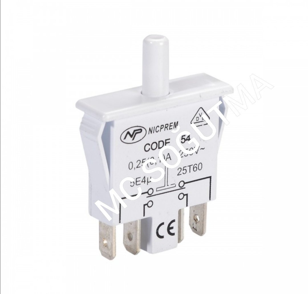 BUZDOLABI BUTON YASSI 4 SÖKET 4220130185