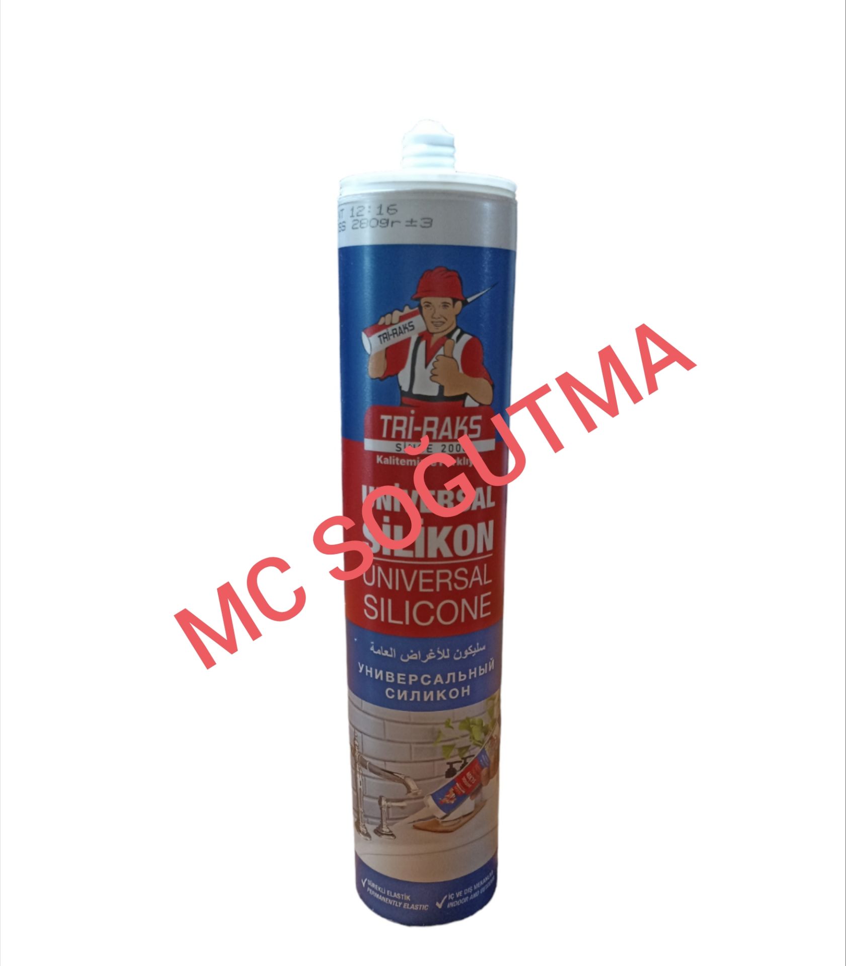 ŞEFFAF SİLİKON TRİ RAKS 280GR