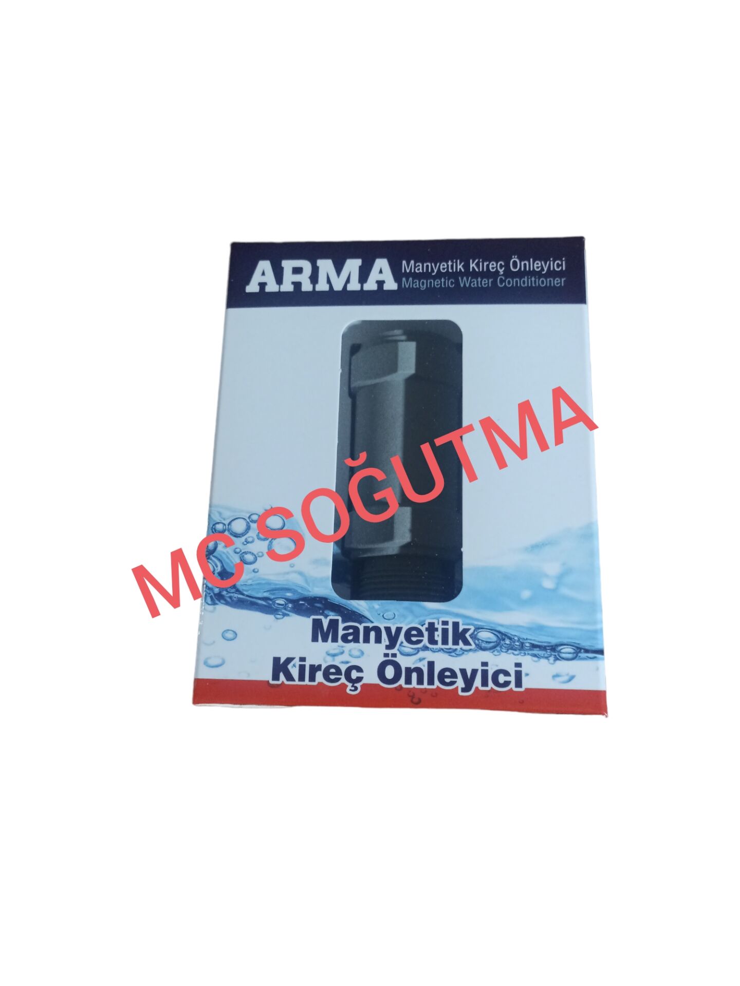 MANYETİK KİREÇ ÖNLEYİCİ PLASTİK GÖVDE GRİ