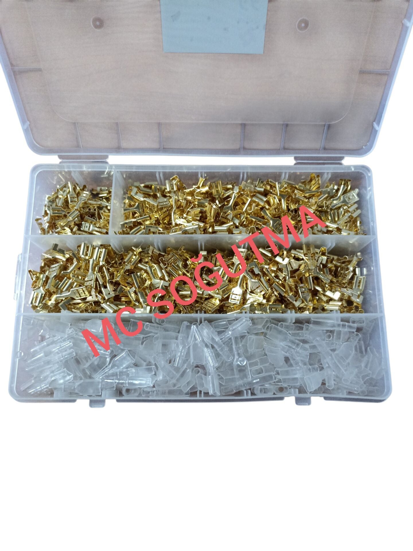 KABLO SÖKETİ SET 600ADET 6,3MM-200ADET KILIF-100 4,8MM KÜÇÜK