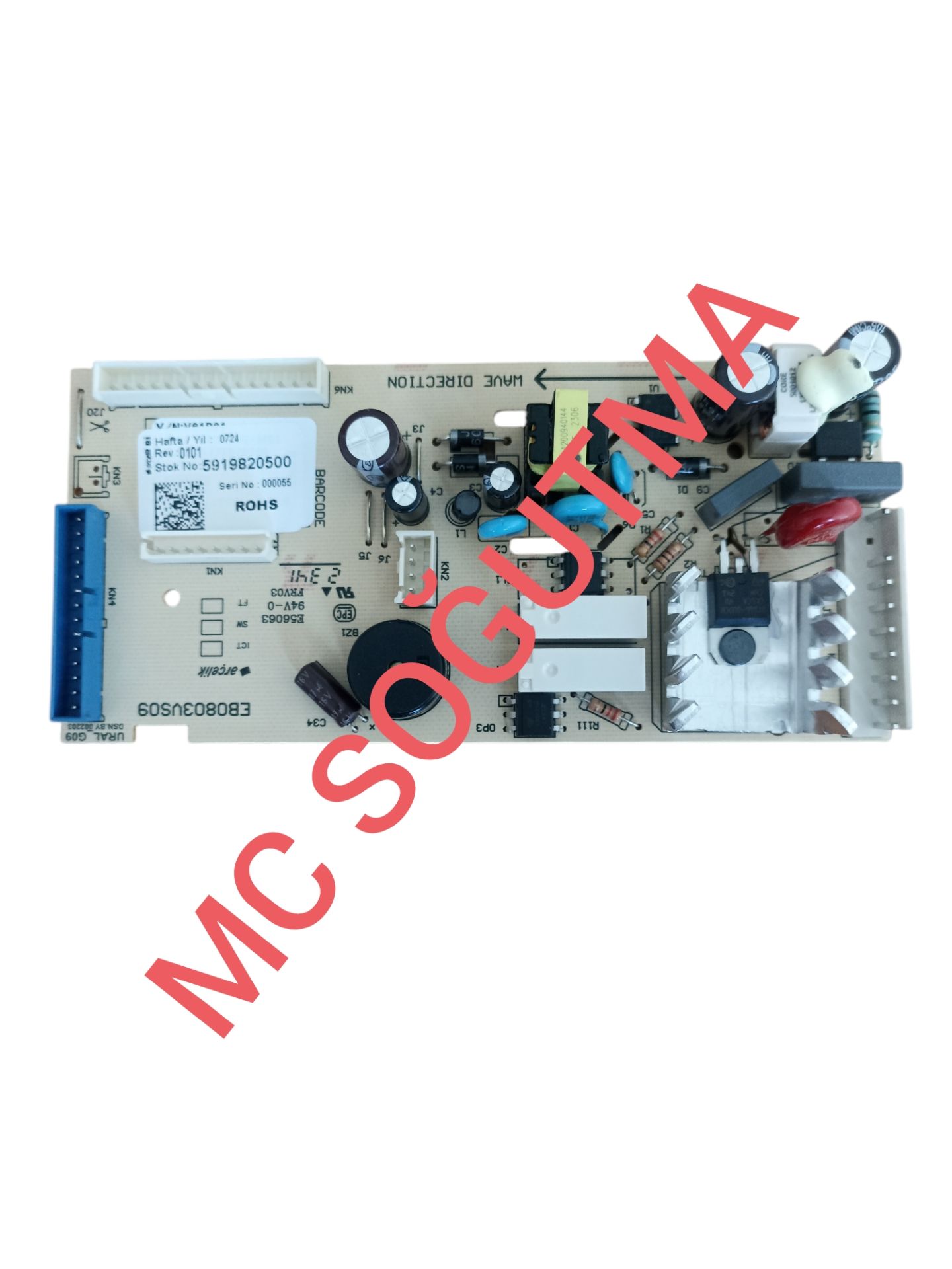 5919820500  ARÇELİK BUZDOLABI ELEKTRONIK KART
