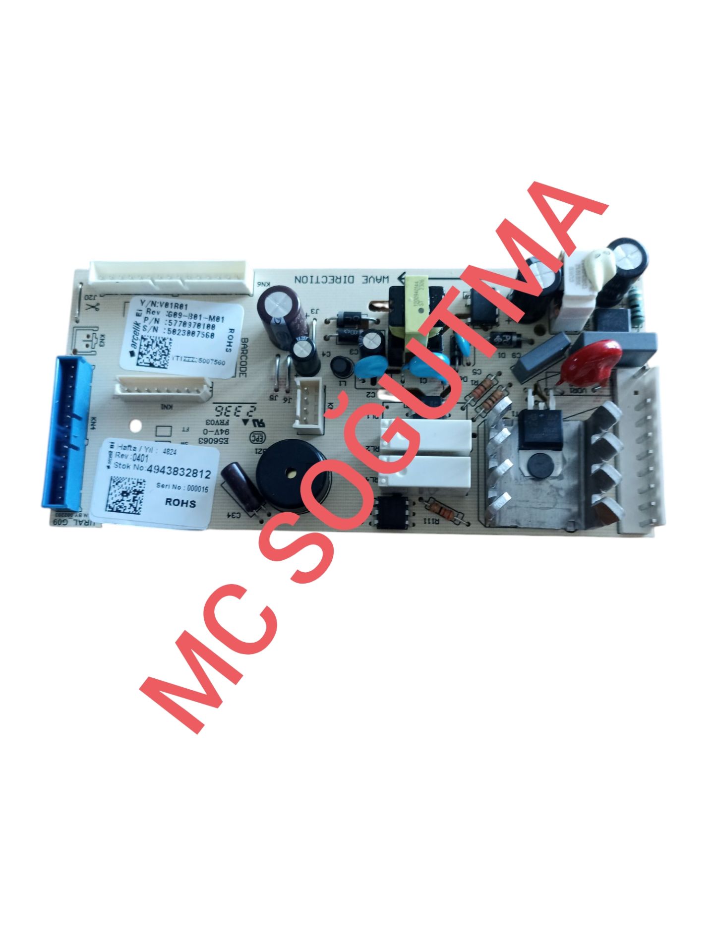 4943832812  ARÇELİK BUZDOLABI ELEKTRONIK KART