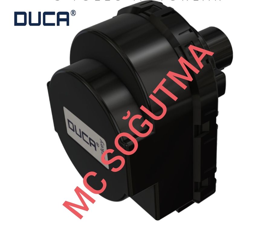 DUCA KOMBİ ÜÇ YOLLU VANA MOTORU SİYAH  7.5MM 220V