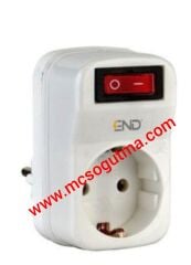 AKIM KORUMA PRİZ TİPİ END BEYAZ