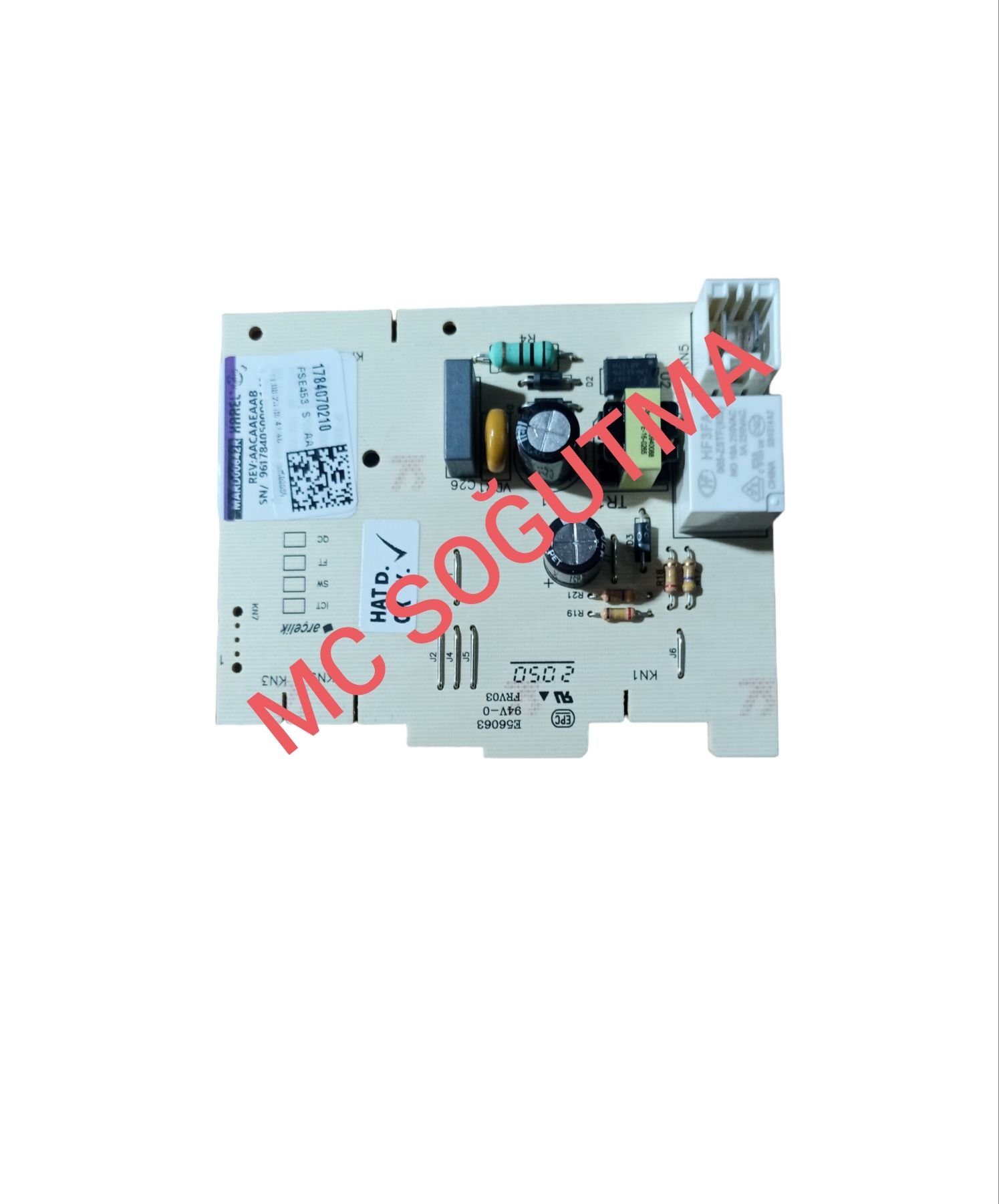1784070210 ARÇELİK BULAŞIK KARTI FSE