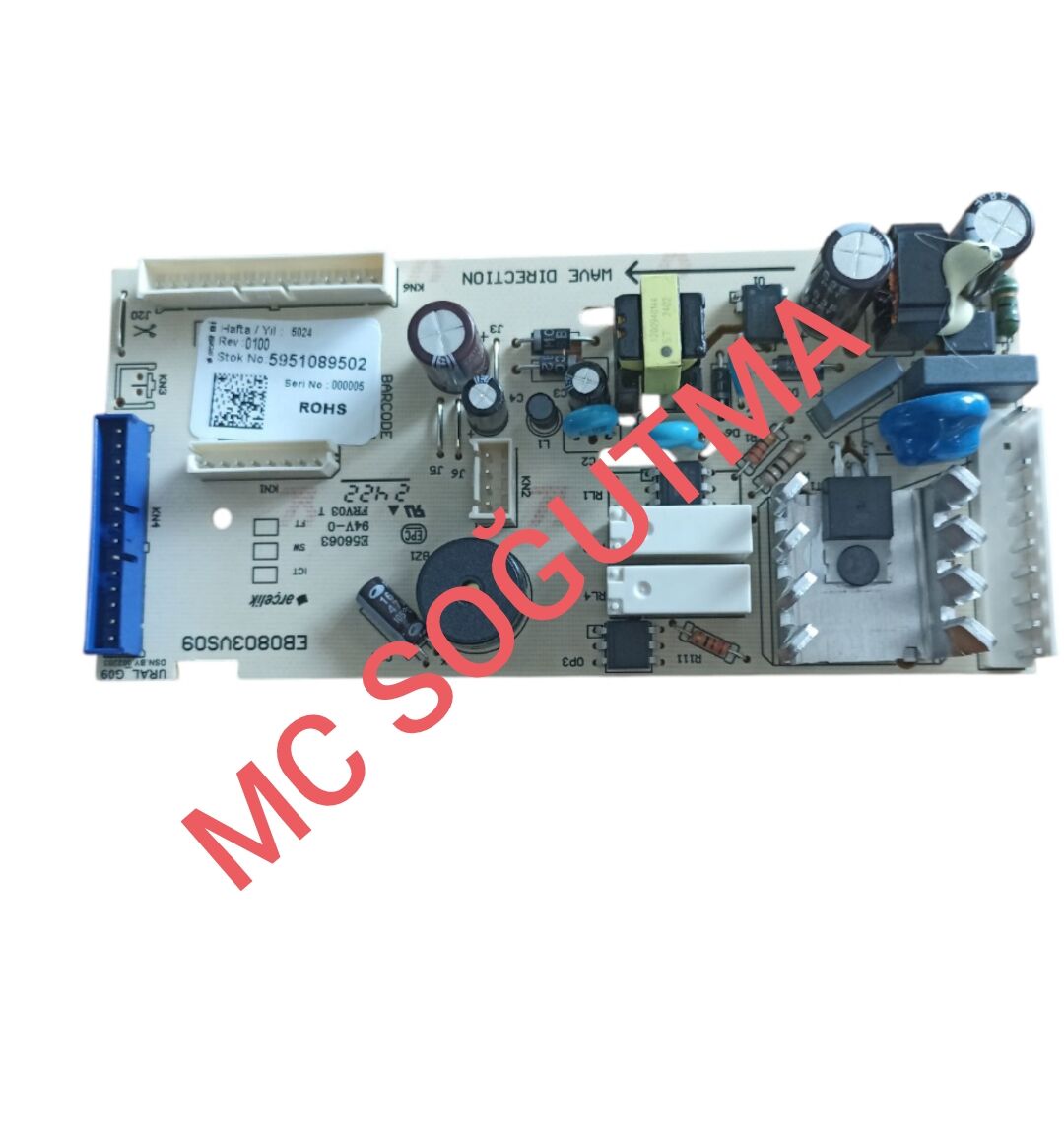 5951089502   ARÇELİK BUZDOLABI ELEKTRONIK KART