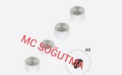 OCAK DÜĞME TAKIMI İNSÖRTLÜ NO: 64 POŞETLİ (ÜNİVERSAL) BEYAZ