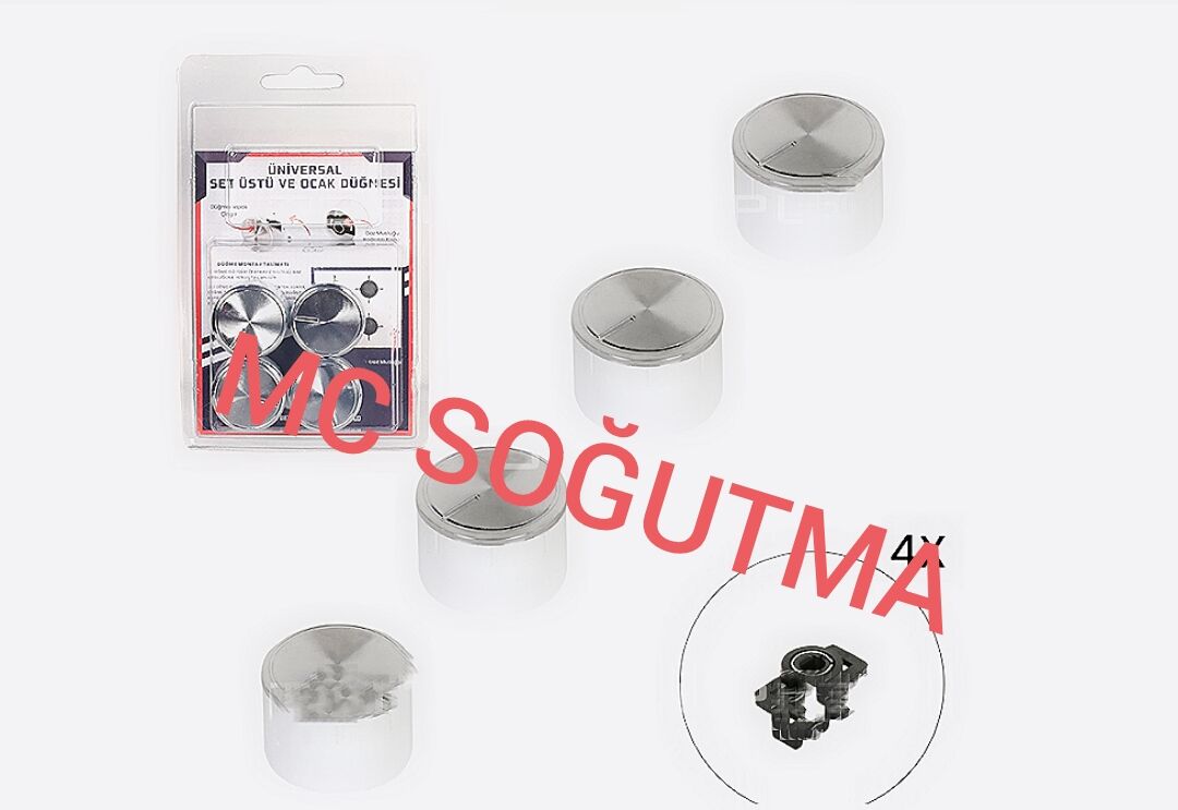 OCAK DÜĞME TAKIMI İNSÖRTLÜ NO: 64 KUTULU (ÜNİVERSAL) BEYAZ