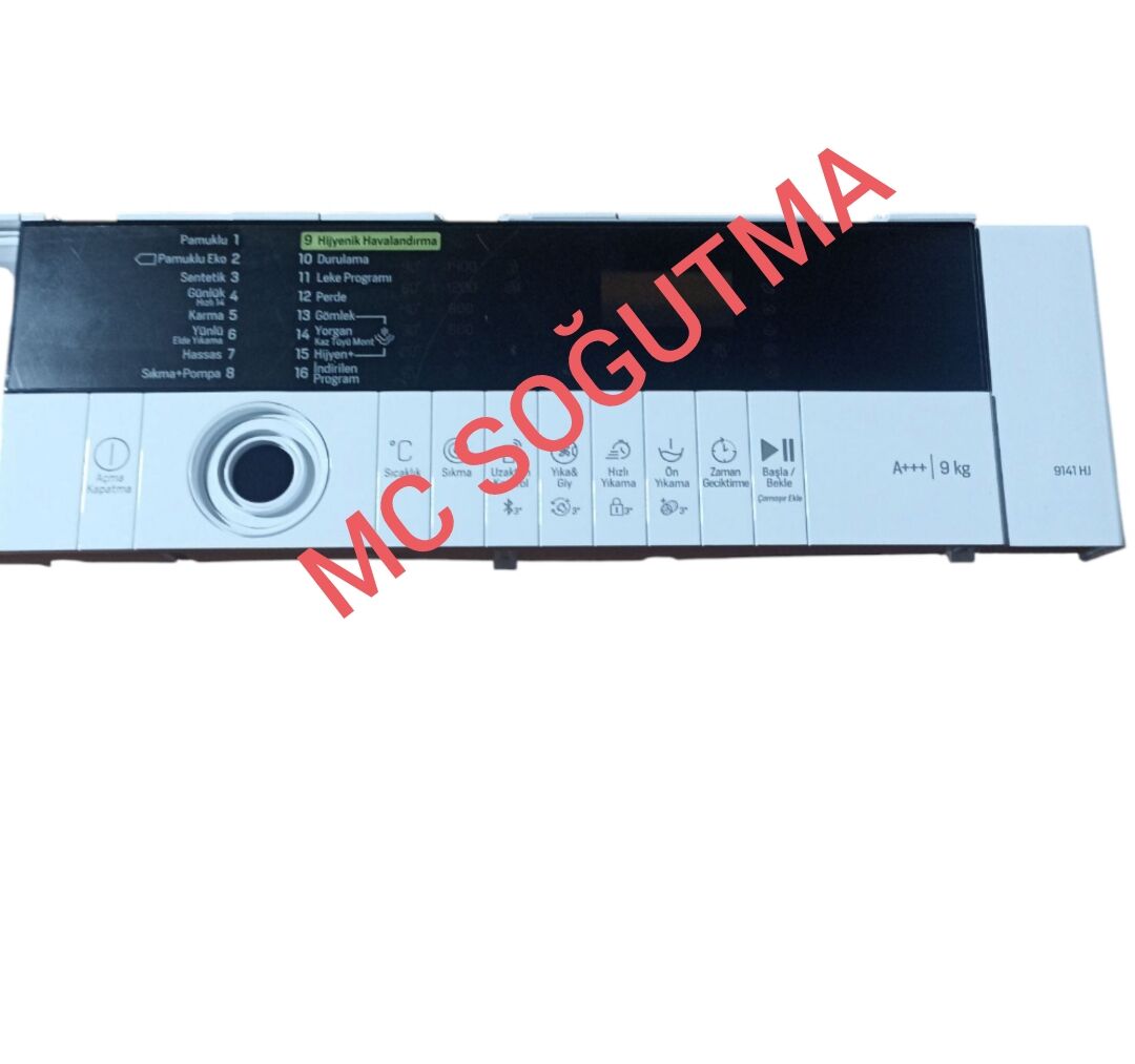 2473009030  ARÇELİK PANO 9141 HJ 9 KG HİJYENİK HAVALANDIRMA