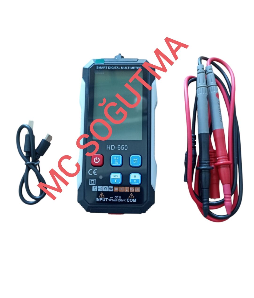 ÖLÇÜ ALETİ HD-650 AKILLI DİJİTAL FULL FONKSİYON