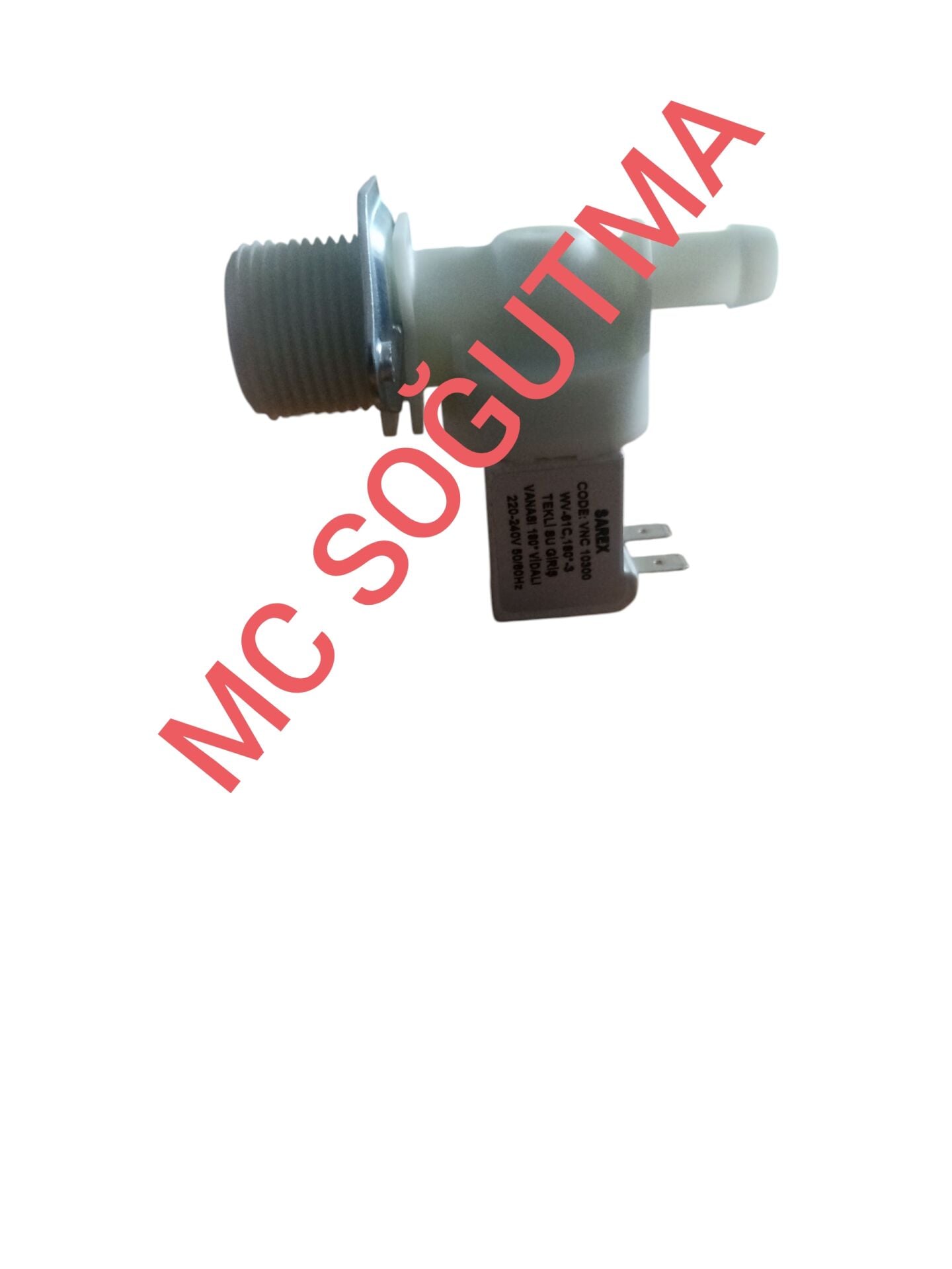 TEKLİ METAL BRAKETLİ VENTİL 180 DERECE SAREX