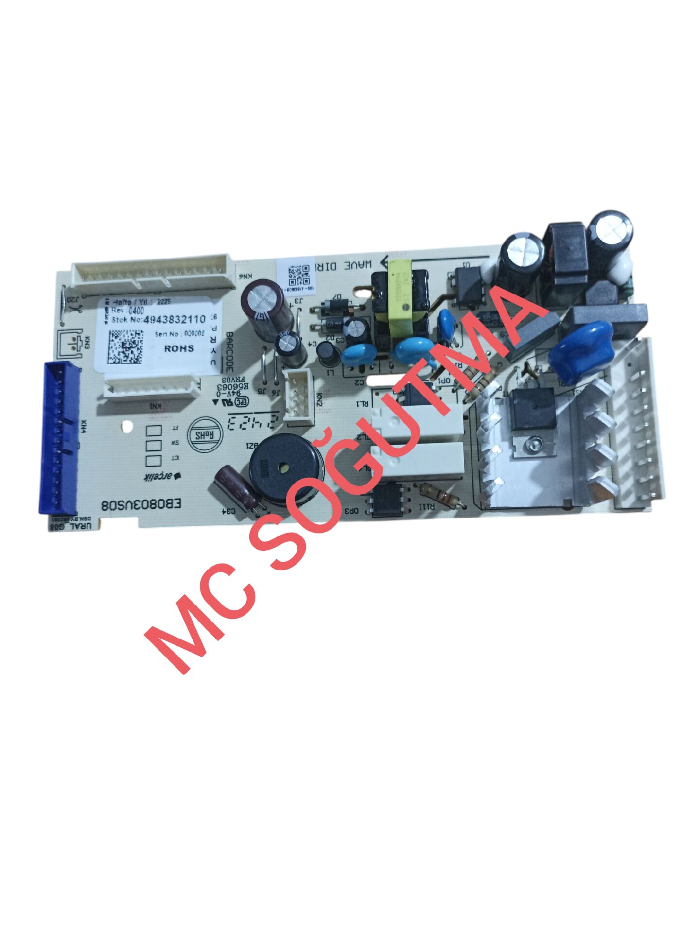 4943832112 ARÇELİK BUZDOLABI ELEKTRONIK KART
