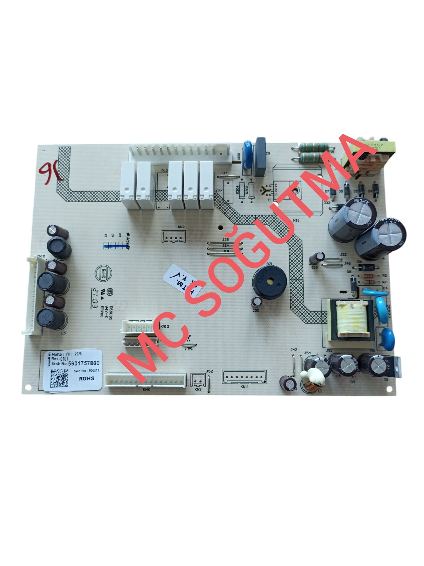 5931757800  ARÇELİK BUZDOLABI ELEKTRONIK KARTI