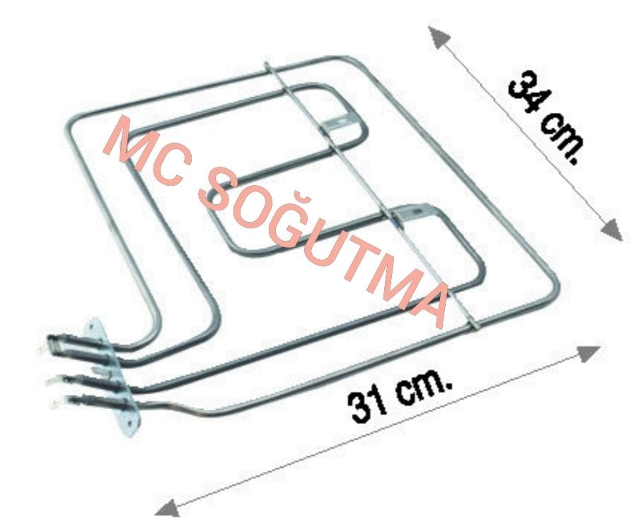 FIRIN REZİSTANS ANKASTRE ARÇELİK EĞRİ 1100W + 1100W