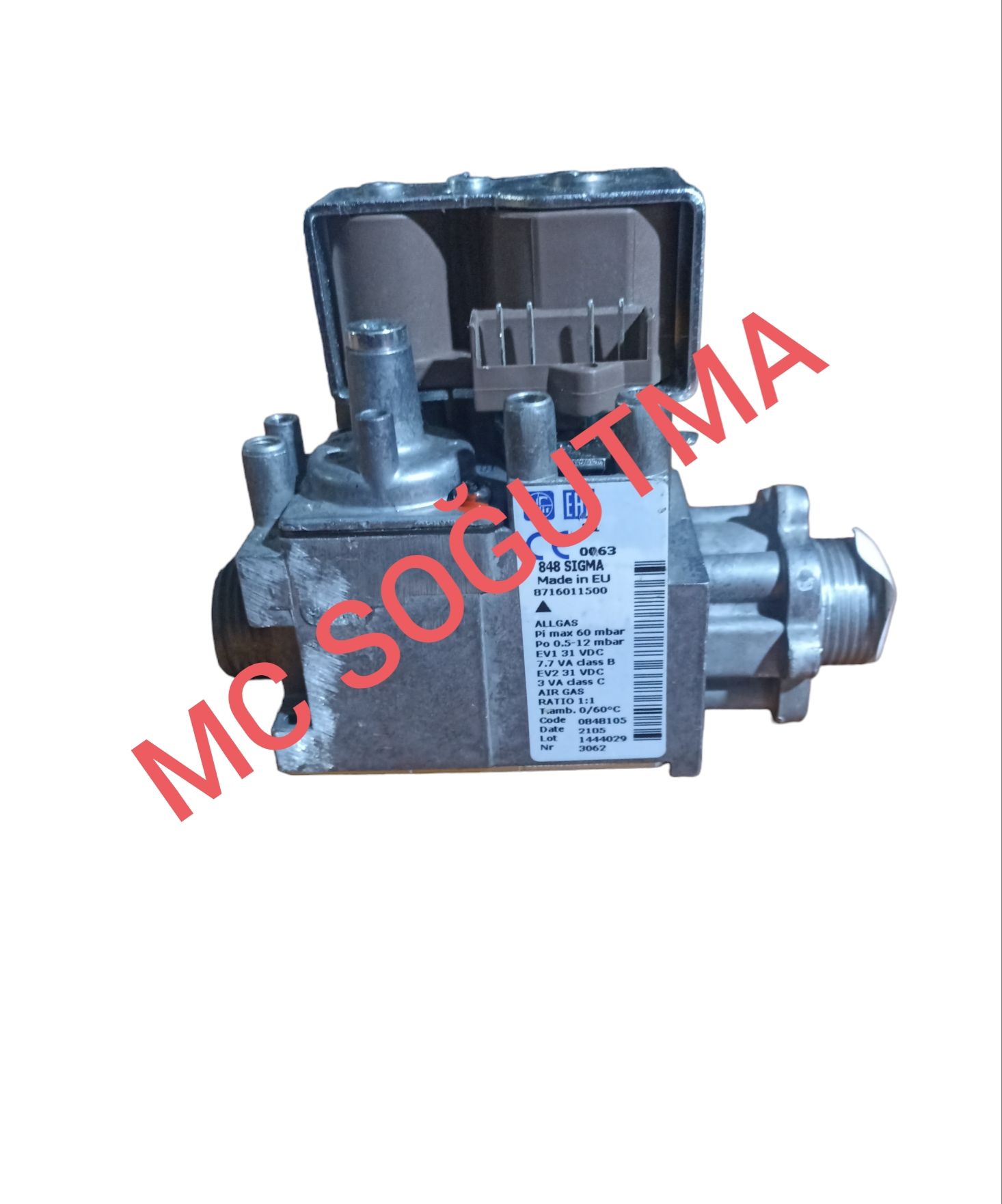 GAZ VALFİ KAHVE BOBİN DİŞLİ 0848105 BOSCH BUDERUS