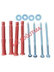 KLİMA MANTOLAMA DUBELİ 4LÜ PAKET 12MM