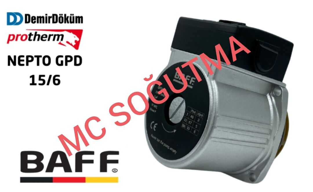 KOMBİ POMPA MOTORU BAFF DEMİRDÖKÜM NEPTO PROTHERM 15/6