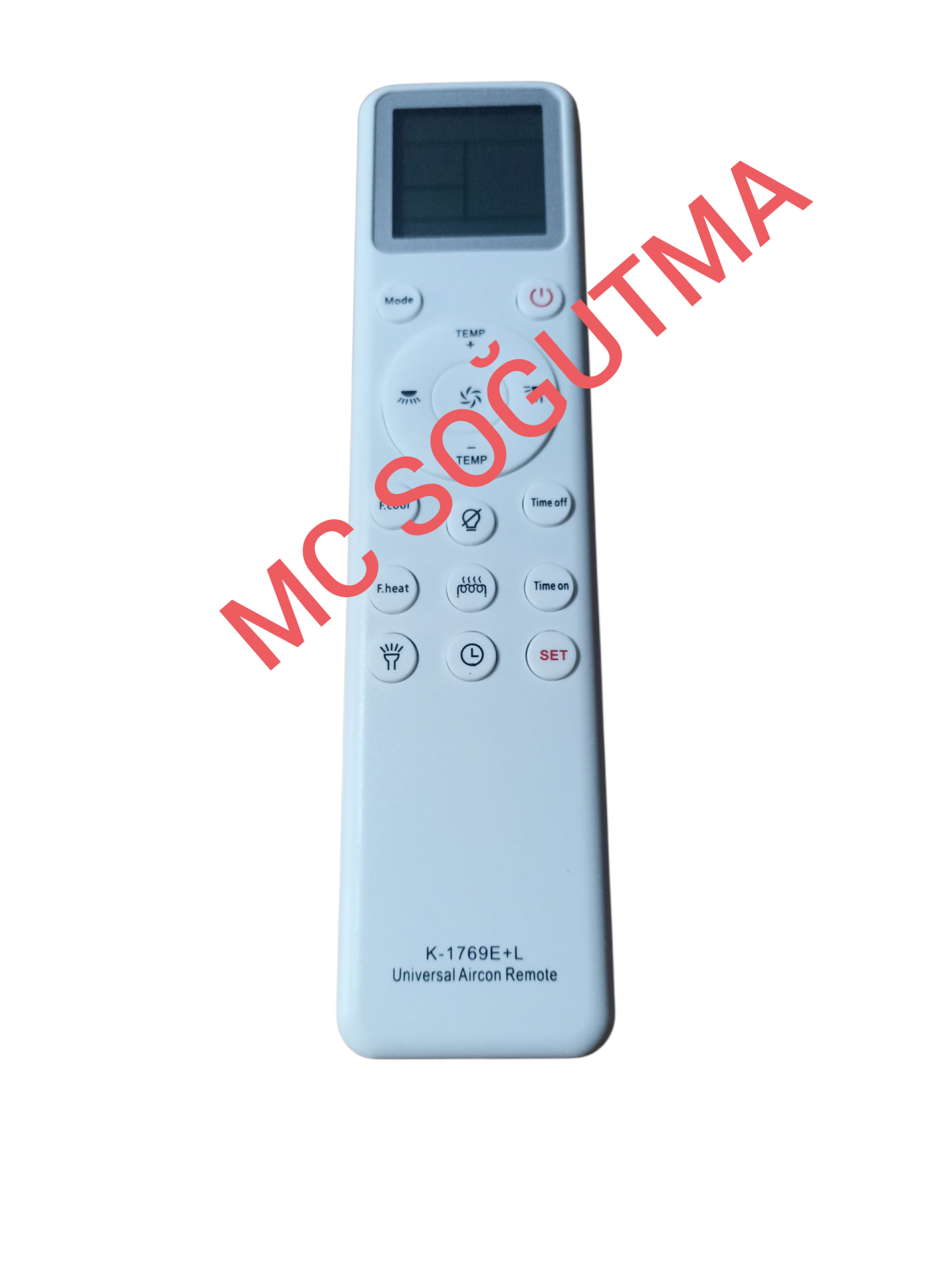 SET TUŞUNA BAS KODU KENDİ KENDİ BULUNUR ÜNİVERSAL KLİMA KUMANDASI K+1769E+L